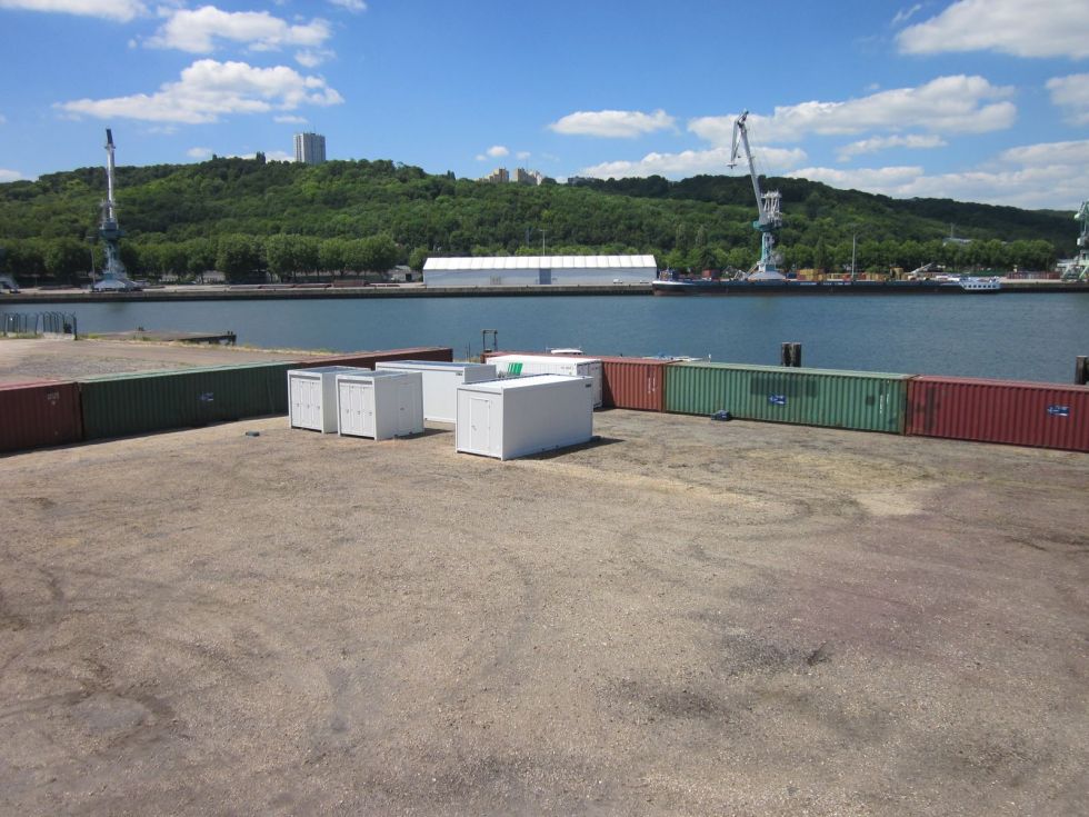 Démontage en cours après le plus gros événement a Rouen cette année.